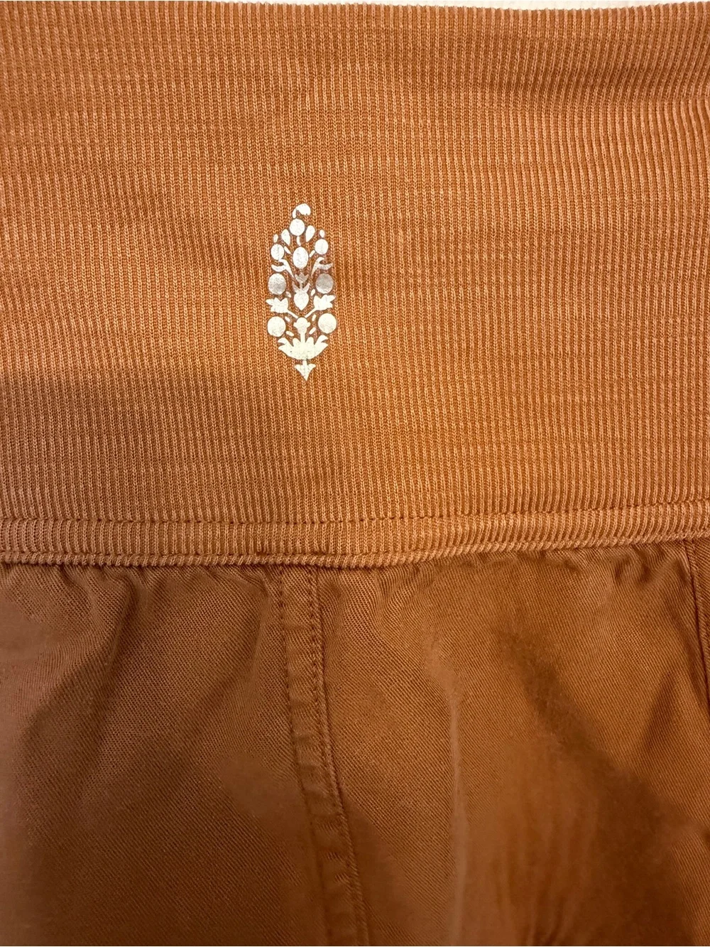 Free People movement vapor pants small brown harem bottoms active lounge - Picture 5 of 6